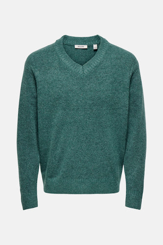 Pull met V-hals - groen - ONLY & SONS®