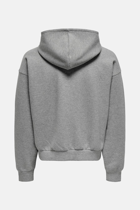 ONSGOYLE BOXY LS SCUBA ZIP HOODIE SWEAT