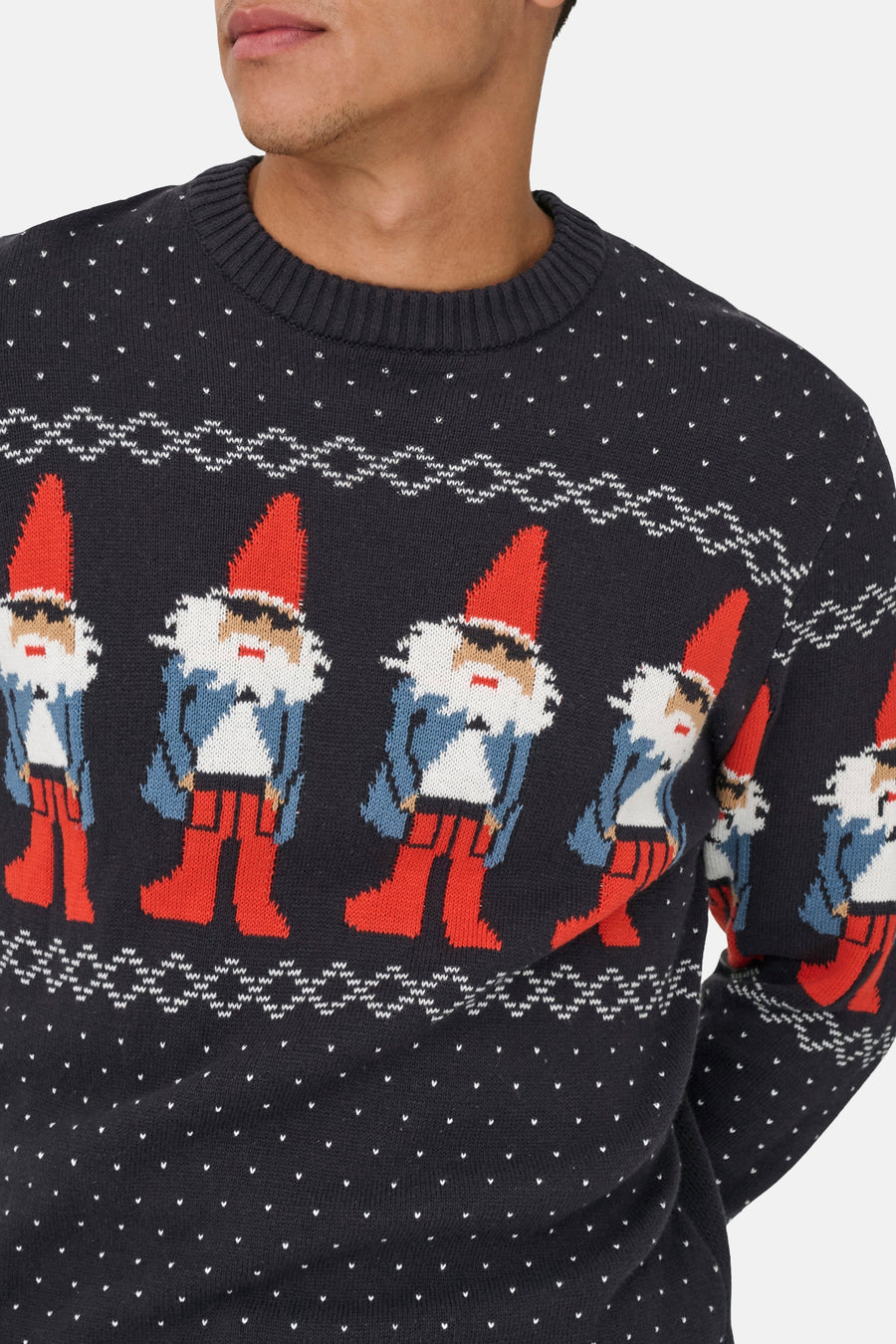 Pull met ronde hals - blauw - ONLY & SONS®