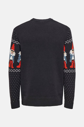 Pull met ronde hals - blauw - ONLY & SONS®