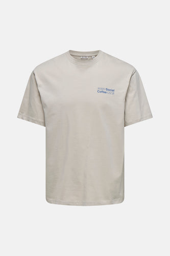 T-shirt met korte mouwen - ecru