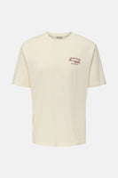 T-shirt met korte mouwen - ecru
