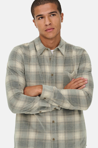 Chemise à manches longues - Gris - ONLY & SONS®