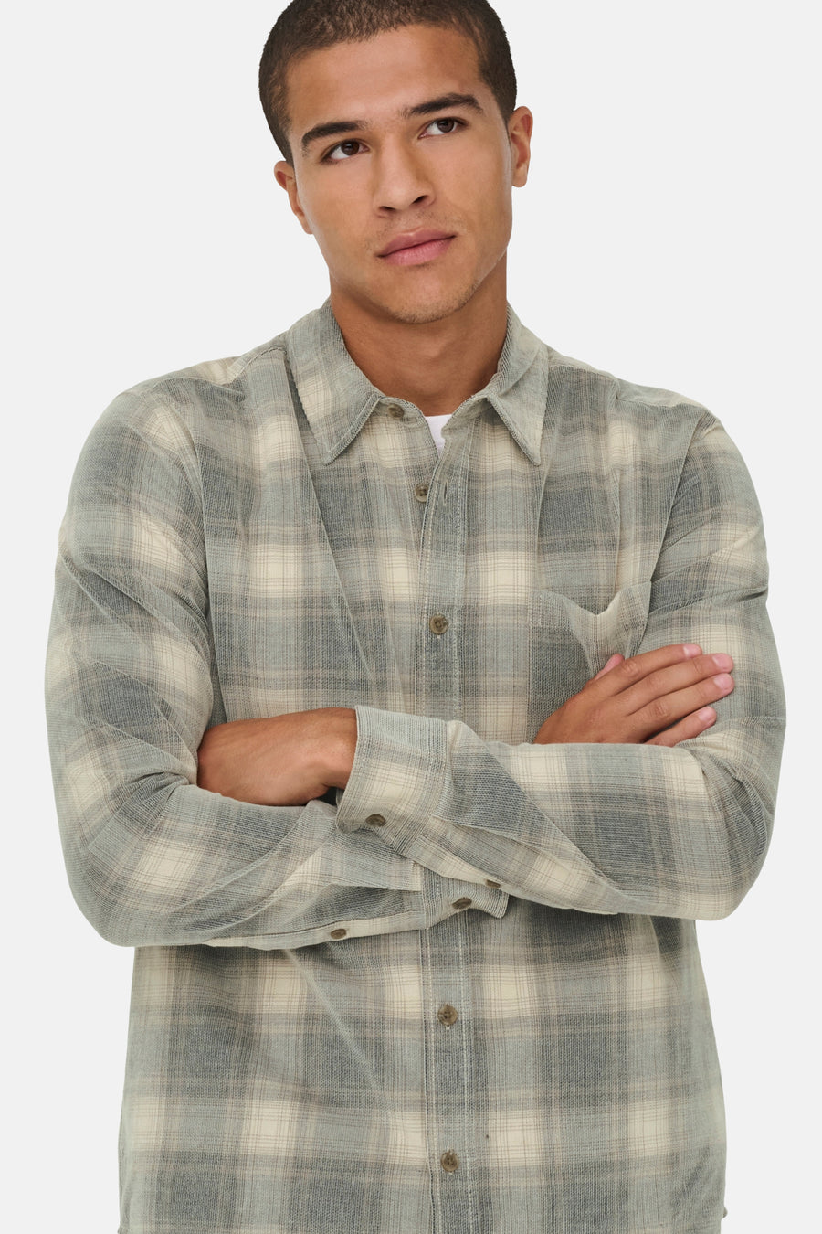 Chemise à manches longues - Gris - ONLY & SONS®