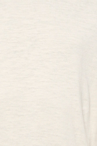 Ecru trui met ronde hals van ONLY & SONS®, fijne gebreide textuur.
