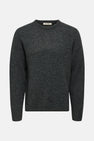 Pull met ronde hals - grijs