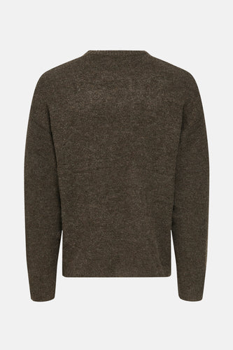 Pull met ronde hals - bruin - ONLY & SONS®