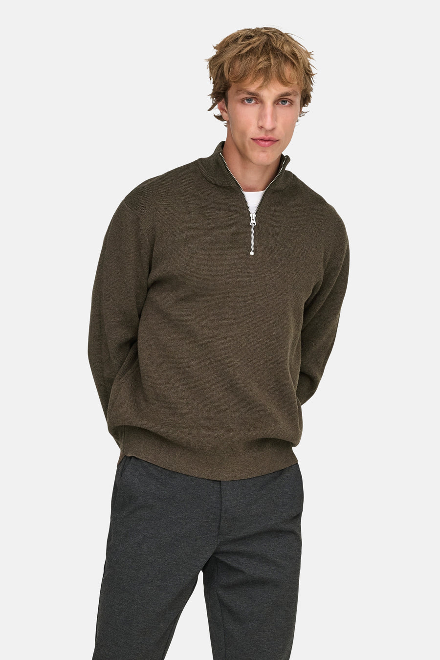 Trui met rolkraag bruin - ONLY & SONS®