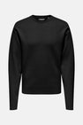 Pull à col rond - noir