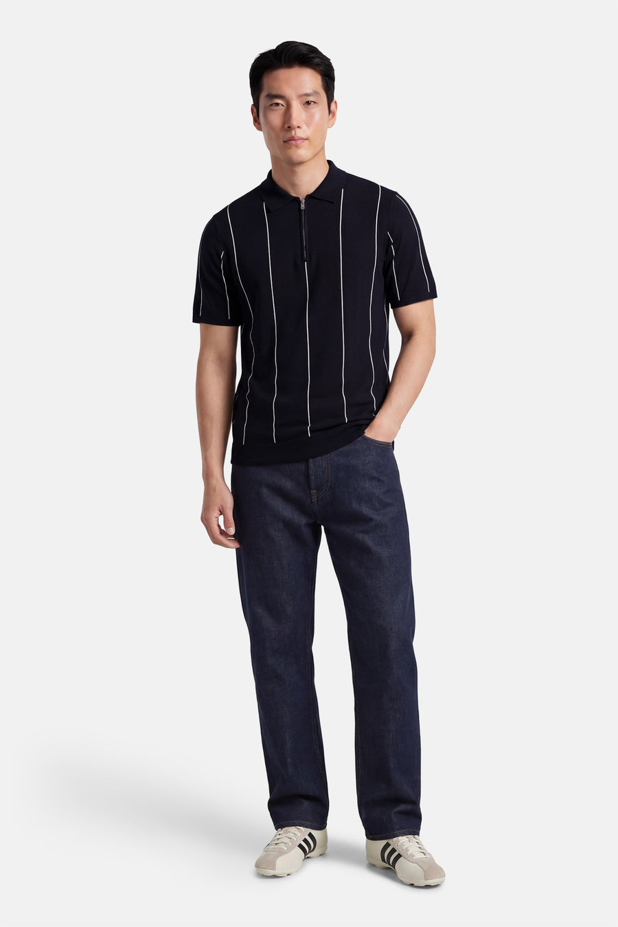 Polo met korte mouwen - blauw