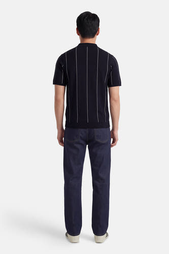 Polo met korte mouwen - blauw