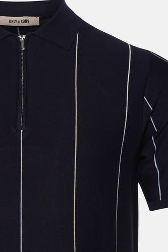 Polo met korte mouwen - blauw