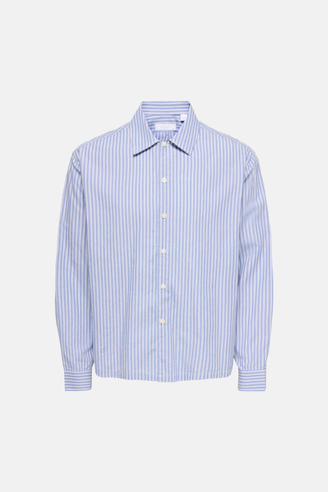 Hemd met lange mouwen - blauw
