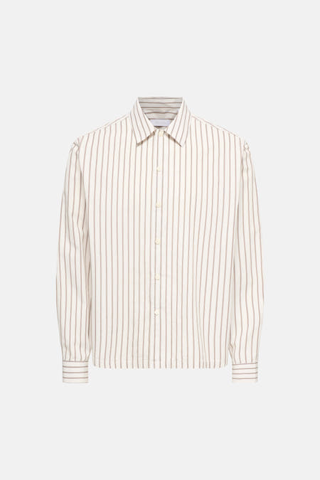 Chemise à manches longues - beige