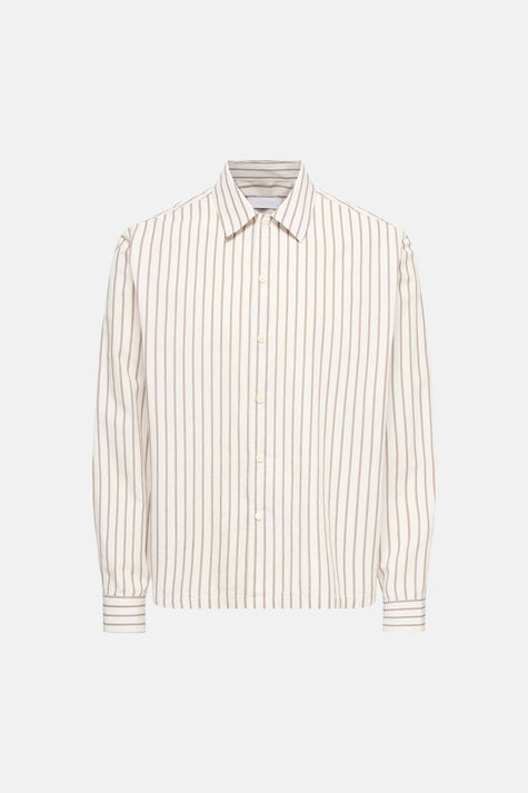 Chemise à manches longues - beige