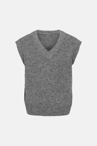 Pull zonder mouwen - Medium Grey Melange