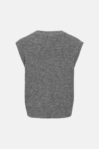 Pull zonder mouwen - Medium Grey Melange