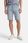 Short - light blue denim