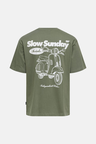 T-shirt met korte mouwen - groen - ONLY & SONS® - 7