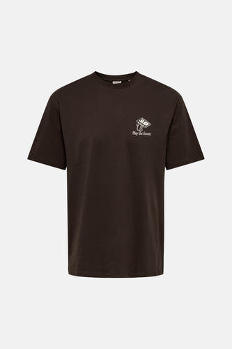 T-shirt - bruin