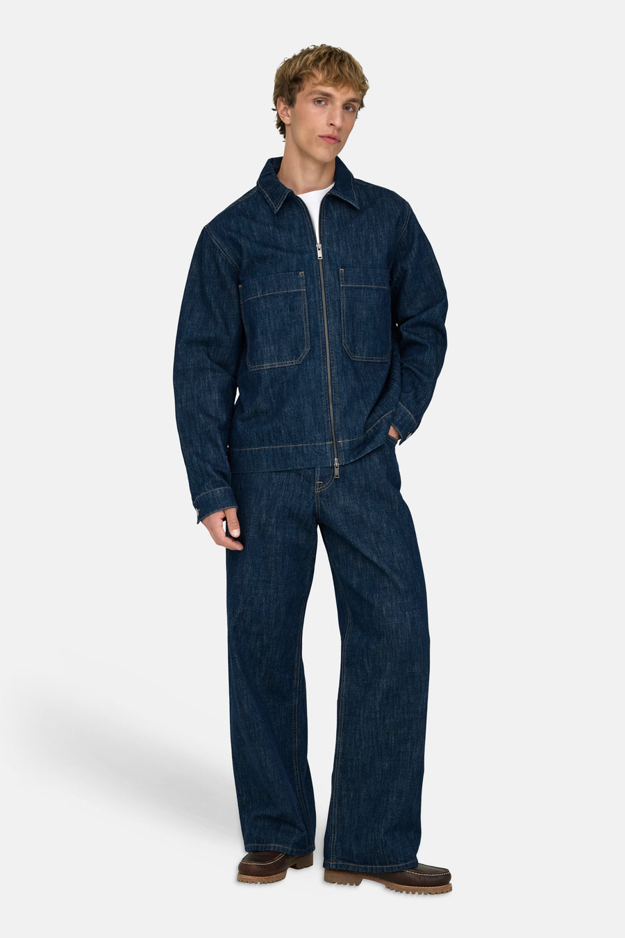 Jeanshemd mid blue denim - ONLY & SONS®