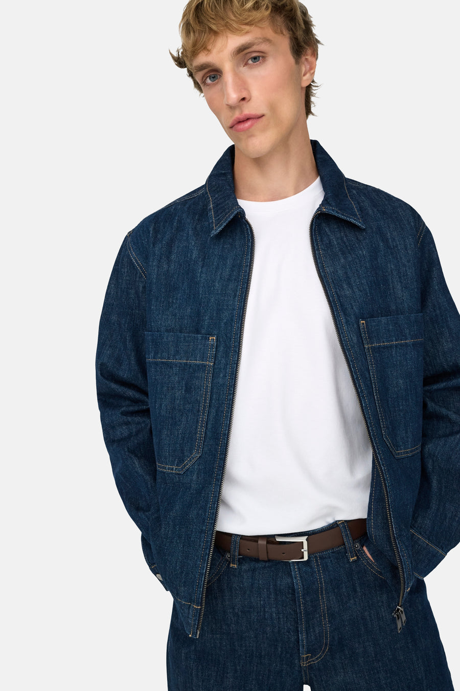 Jeanshemd mid blue denim - ONLY & SONS®