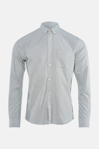 Chemise verte à longues manches de ONLY & SONS®, avec col boutonné et poche poitrine.