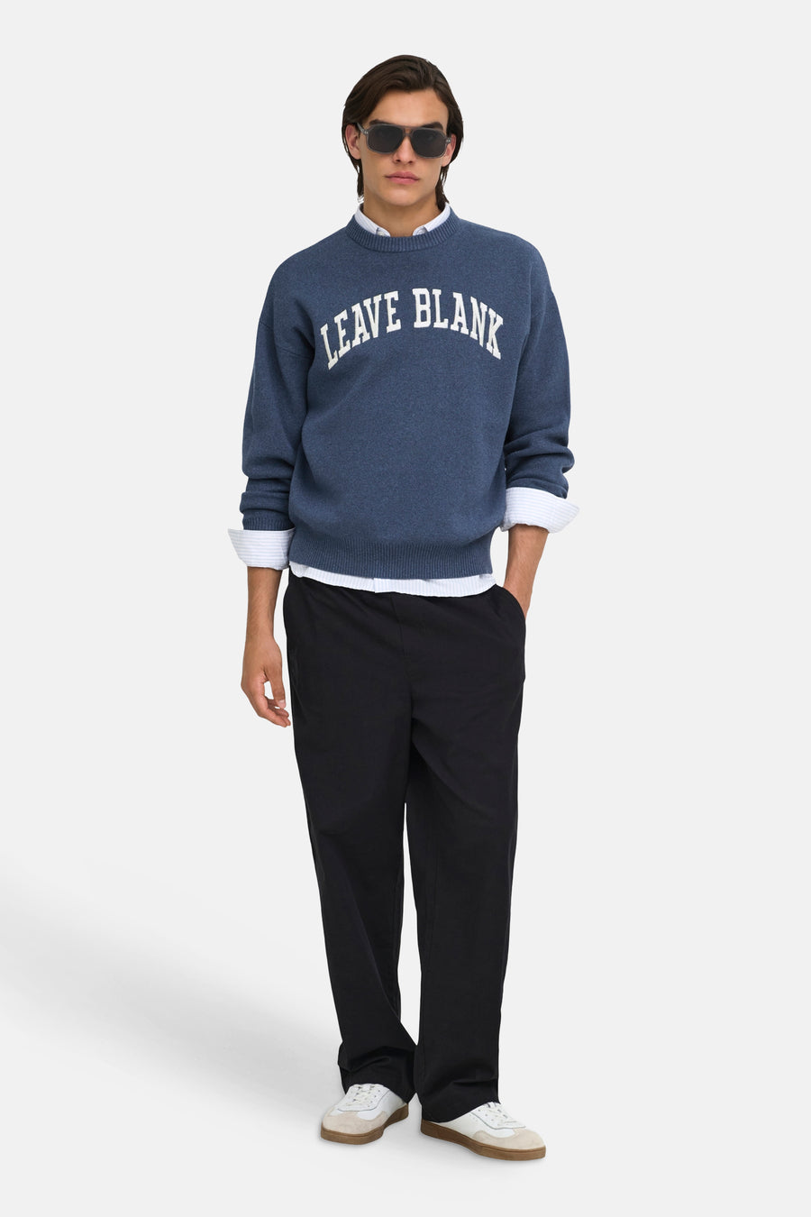 Pull col O bleu - ONLY & SONS®