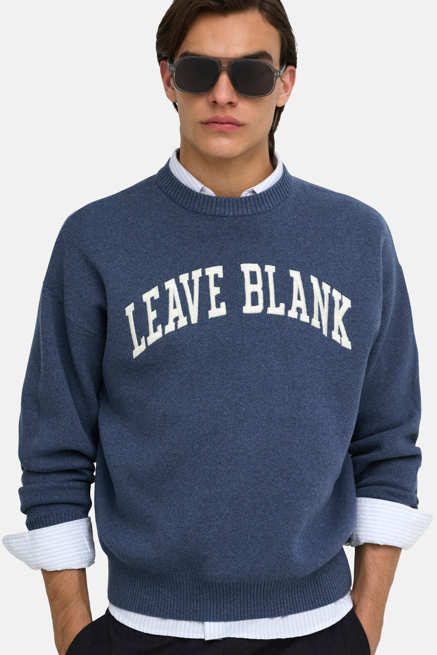 Pull col O bleu - ONLY & SONS®