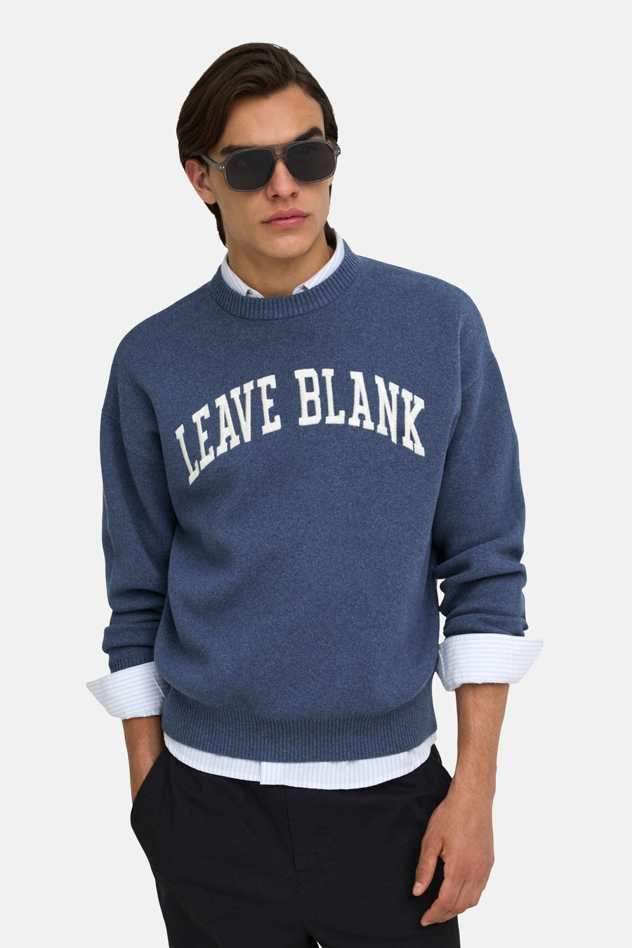 Pull col O bleu - ONLY & SONS®