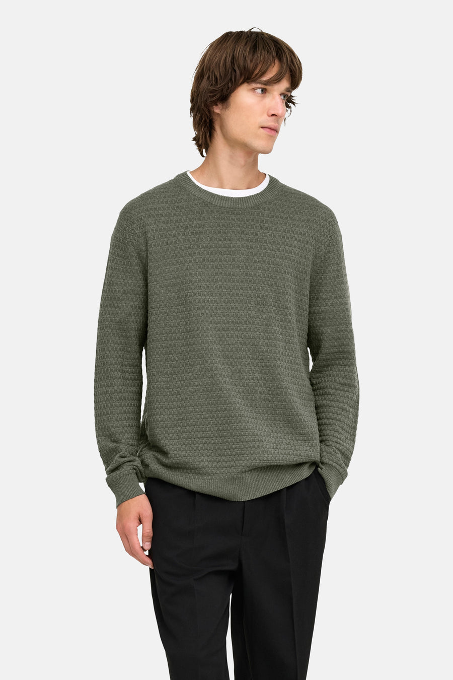 Trui met ronde hals groen - ONLY & SONS®