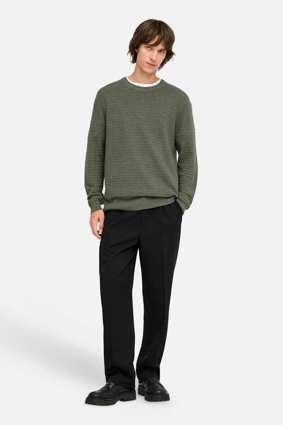 Trui met ronde hals groen - ONLY & SONS®