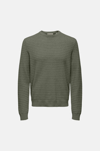 Trui met ronde hals groen - ONLY & SONS®