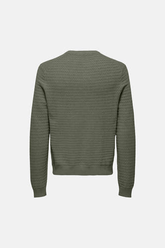 Trui met ronde hals groen - ONLY & SONS®