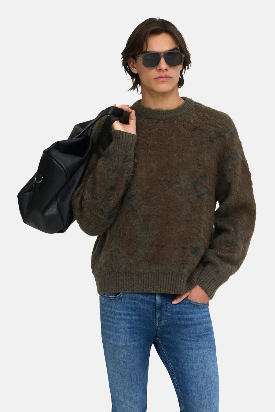 Pull col O vert - ONLY & SONS®