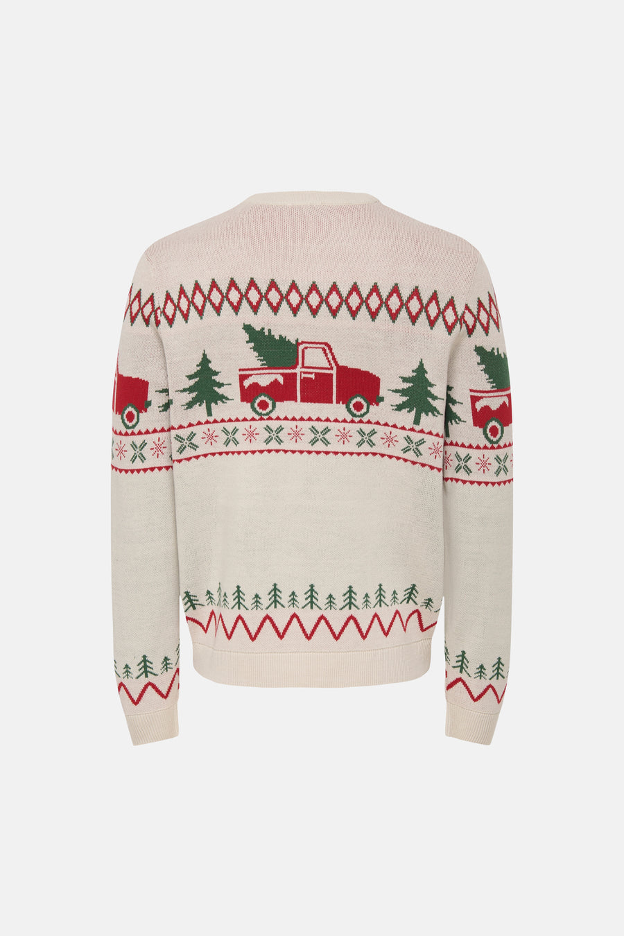 Trui met ronde hals ecru - ONLY & SONS®