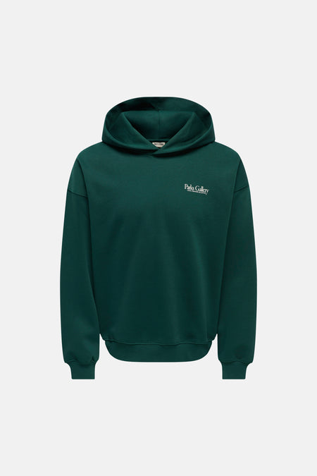 Sweater met kap - groen