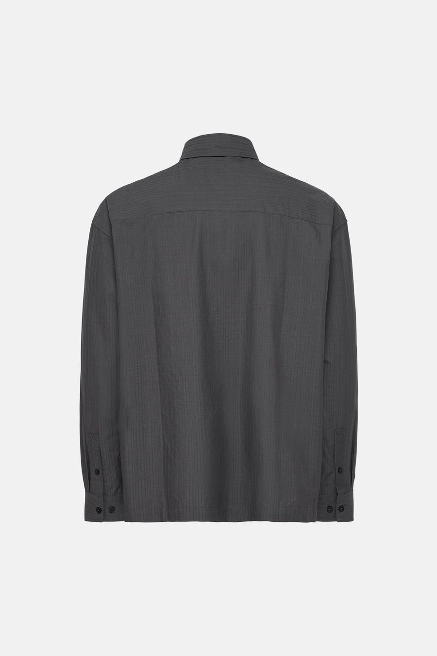 Chemise à manches longues - Grey Pinstripe