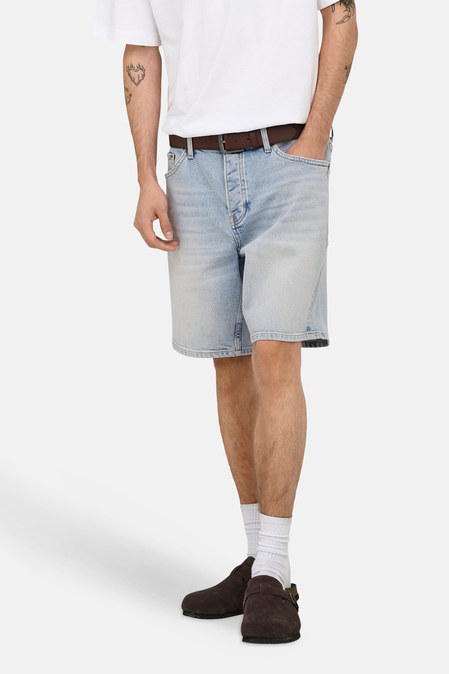5-pocket shorts light blue denim - ONLY & SONS®