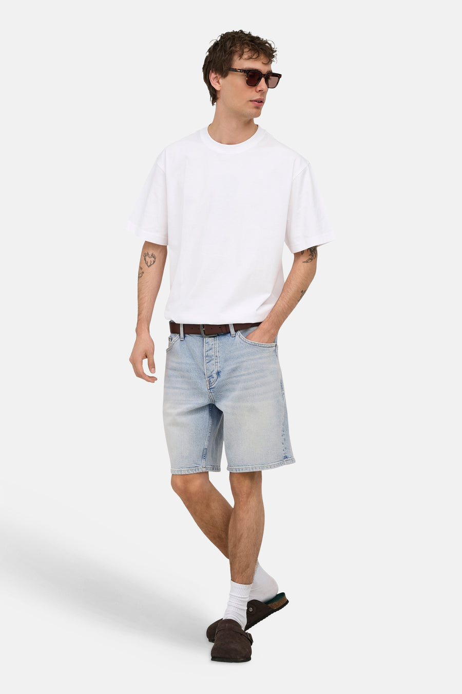 5-pocket shorts light blue denim - ONLY & SONS®