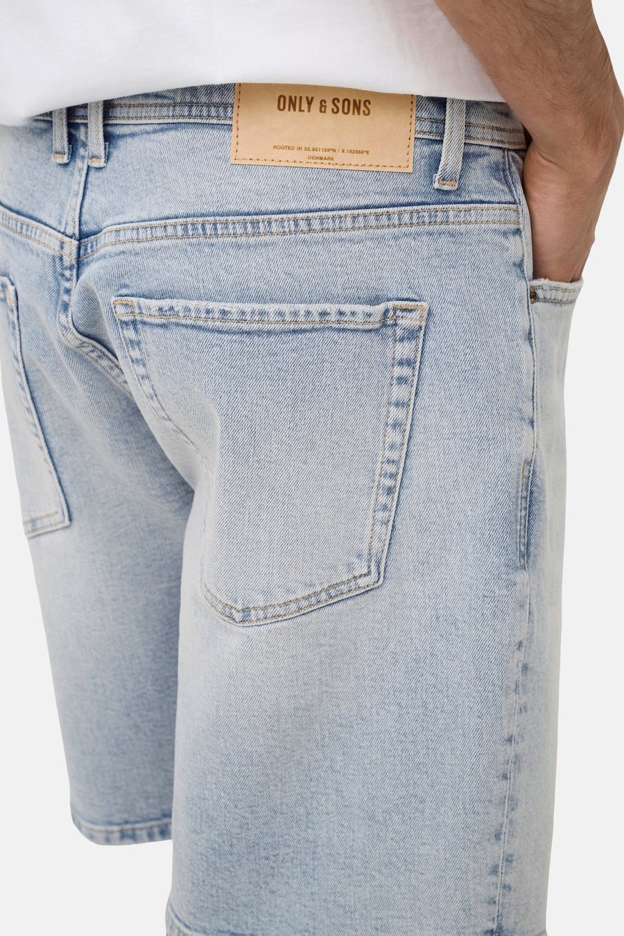 5-pocket shorts light blue denim - ONLY & SONS®
