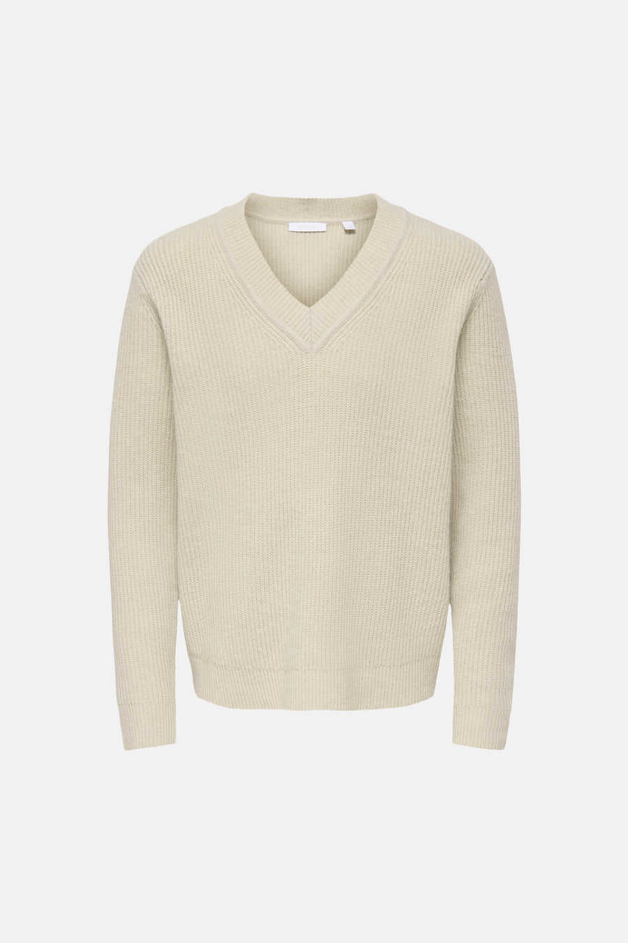 Pull col V Écru - FRML