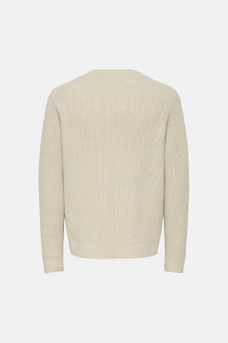 Pull col V Écru - FRML