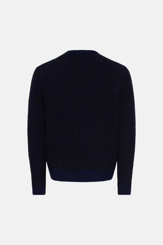 Trui met ronde hals blauw - FRML