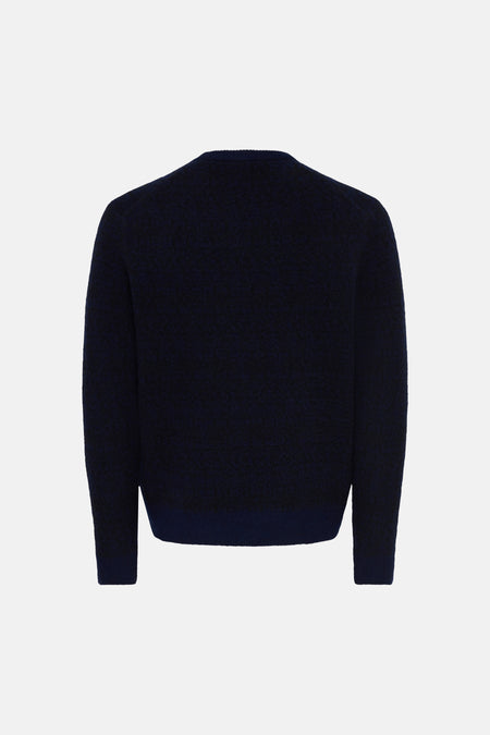 Trui met ronde hals blauw - FRML