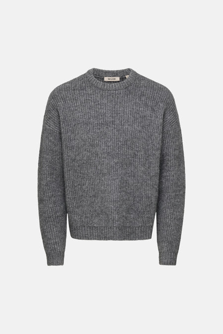 Trui met ronde hals grijs - FRML
