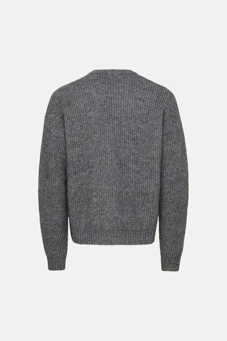 Trui met ronde hals grijs - FRML