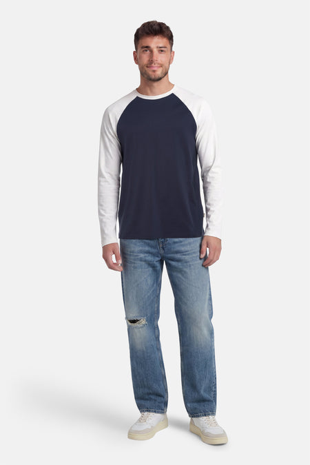 T-shirt met lange mouwen - blauw