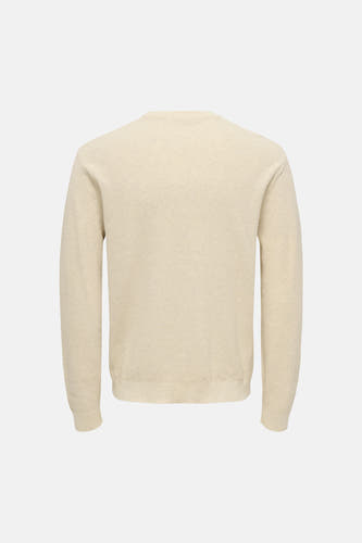 Trui met ronde hals ecru - ONLY & SONS®