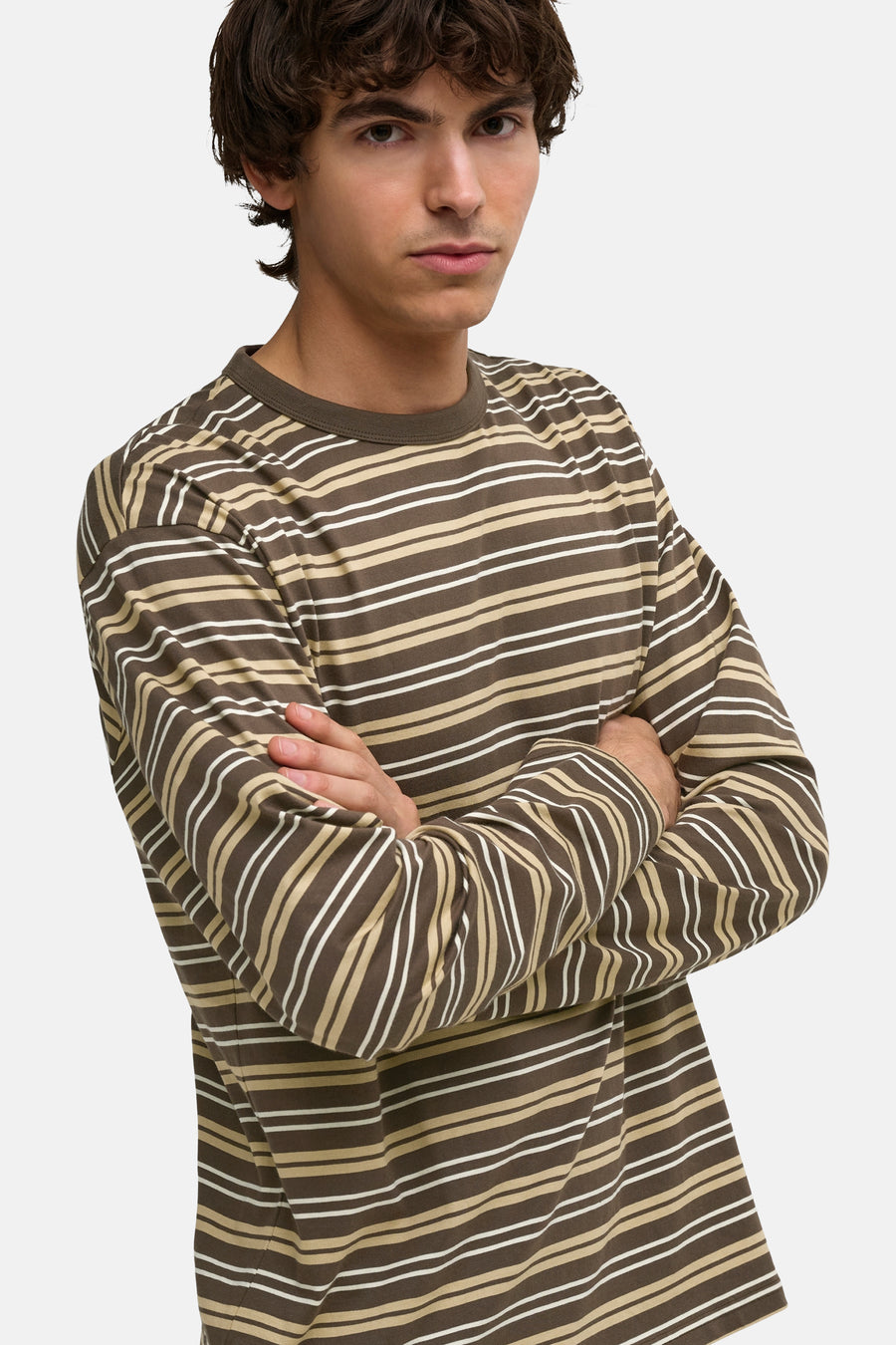 T-shirt (lange mouwen) bruin - ONLY & SONS®